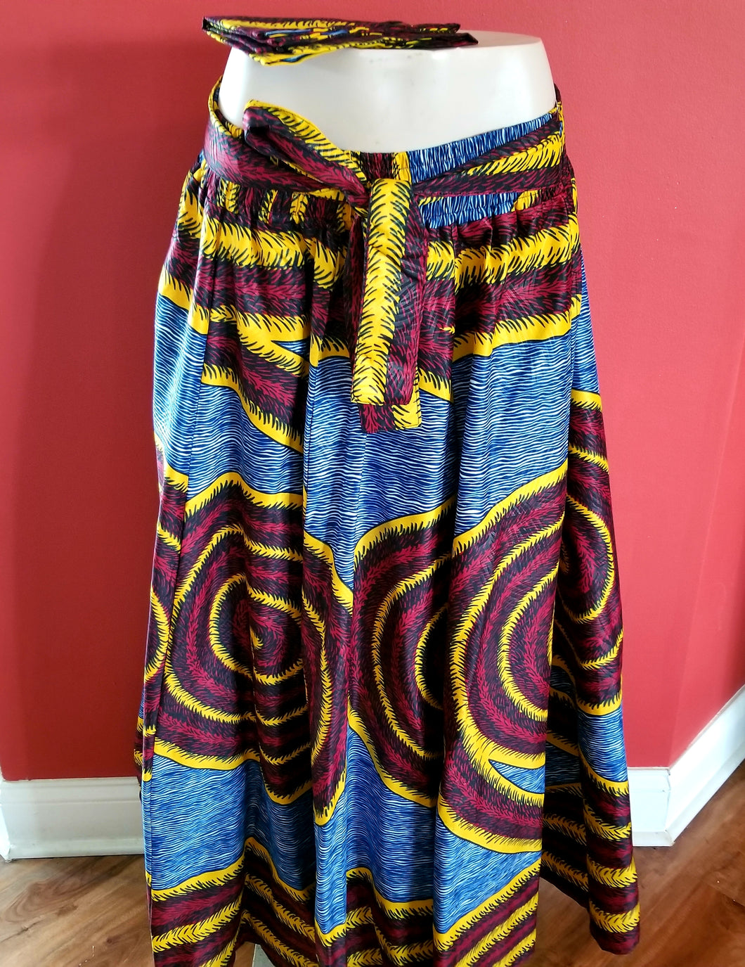 African Dashiki Skirt 005