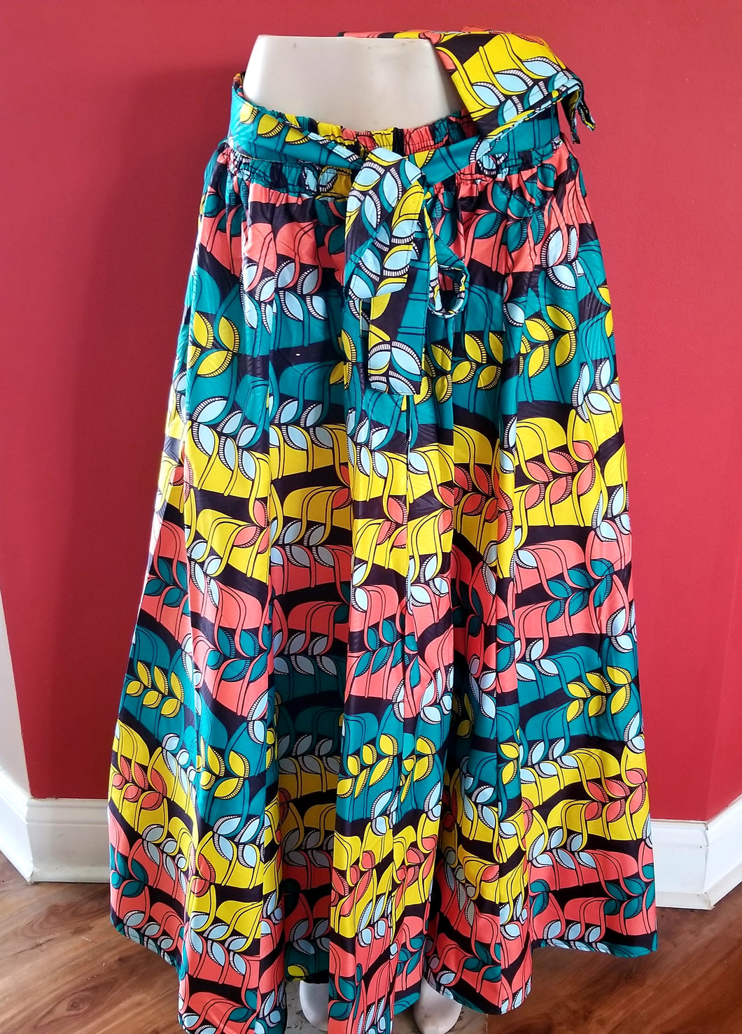 African Dashiki Skirt 001