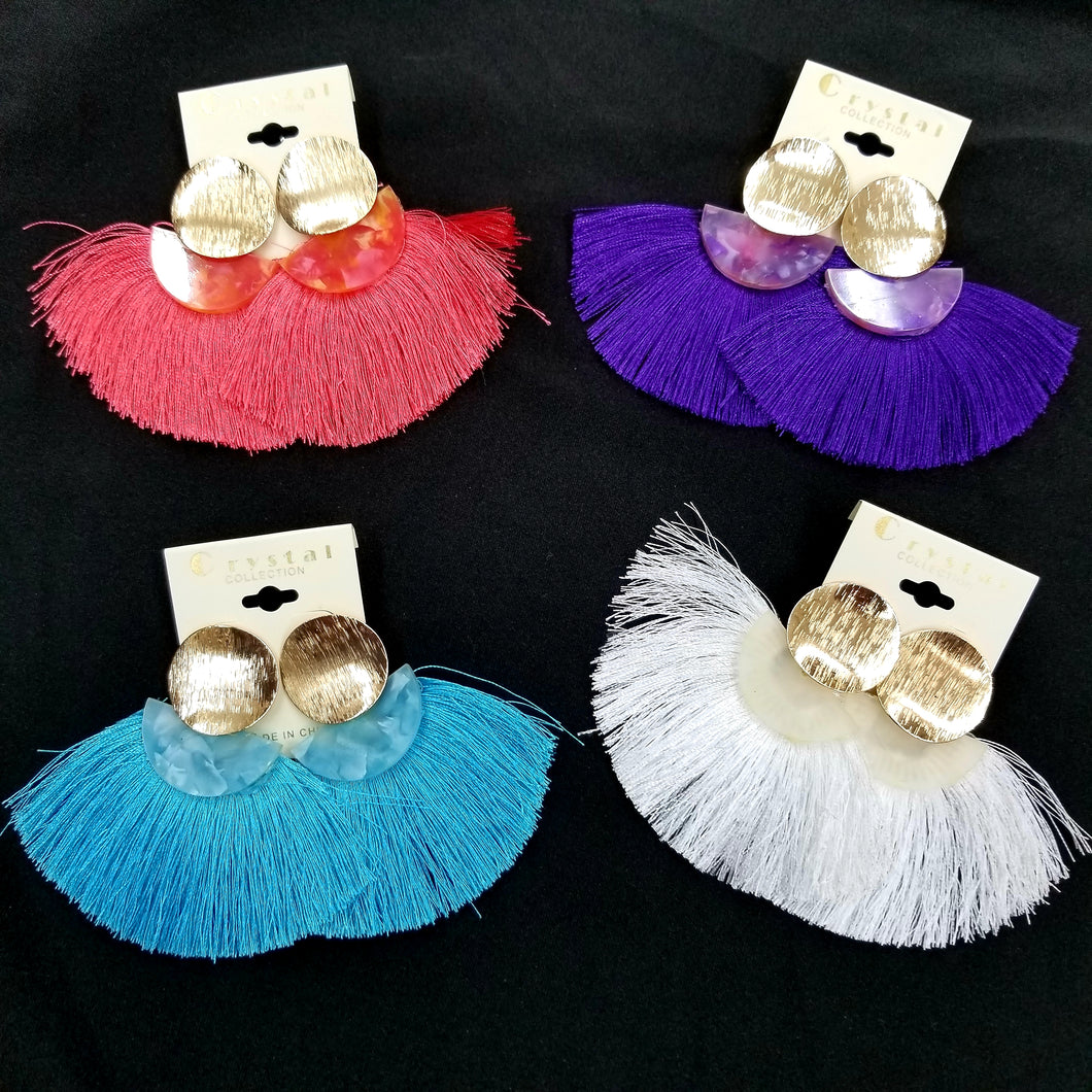 Acrylic Melody Fan Tassel