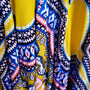 Dashiki Print Yellow