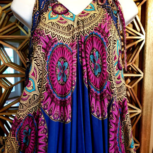 Indian Print Blue/purple